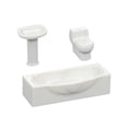 thumbnail image 4 of Ducha para muñecas,bañera y lavabo,Casa de juguete con lavabo y bañera,modelo de inodoro,accesorios,Mini casa de muñecas,modelo de baño,juguete educativo,Inodoro de simulación en, 4 of 8