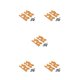 thumbnail image 2 of Vogacara 2 piezas de reemplazo de kits de vehículos de brazo oscilante trasero para 1/14 144001 Gold Type2 NO2 Vogacara CBP203159, 2 of 4