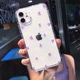 thumbnail image 3 of Fashion Love Heart Transparent Soft Phone Case For iPhone 11 13 14 Pro MAX X XS XR 12 Mini 7 8 plus SE2020 Cute Wave point Cover, 3 of 5