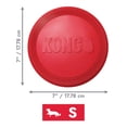 thumbnail image 5 of KONG® Classic Flyer Soft Catch Dog Toy, Red, Small, 5 of 9