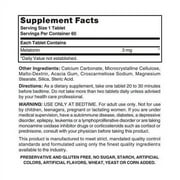 Nature's Blend Melatonin Tablets, 3 mg, 60 Count