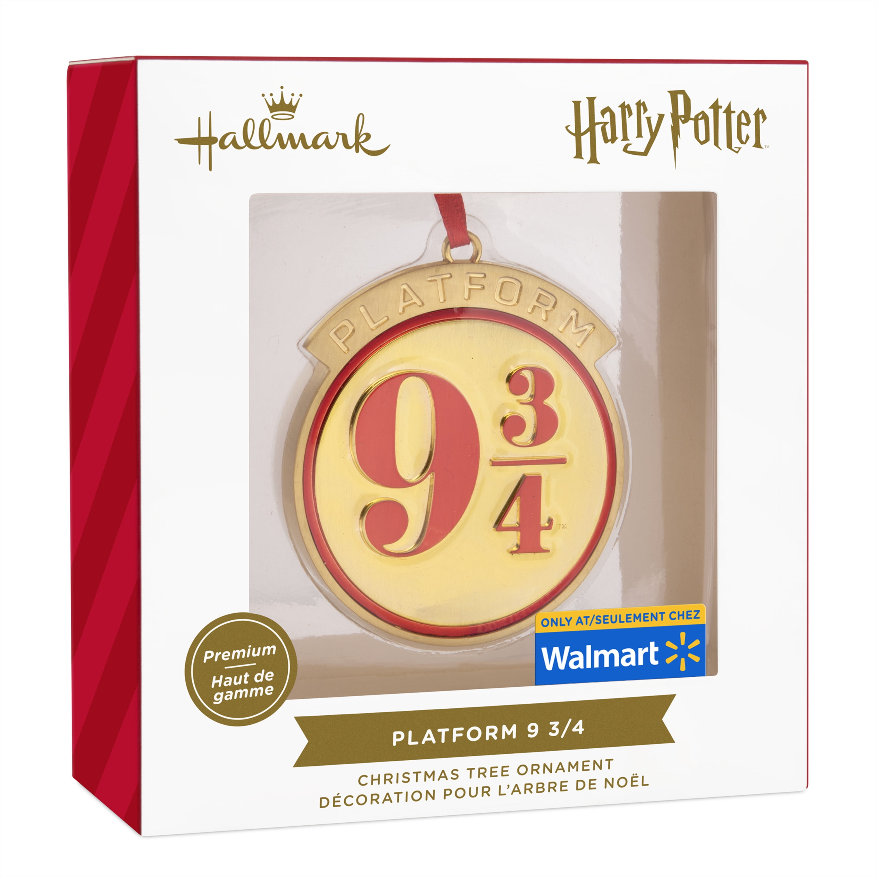 Hallmark Christmas Ornament (Harry Potter Platform 9 3/4, Metal), 1 Count