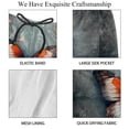 thumbnail image 4 of luoweisi Men's Beach Shorts Quick Dry Swim Trunks with Mesh Lining Butterfly L, 4 of 5