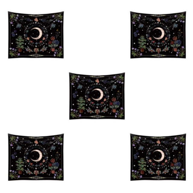 Tapiz de Jardín Inteprter Iluminado por la Luna GT220 95x73cm