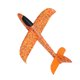thumbnail image 3 of sweethay Avión de lanzamiento manual EPP de 35cm, planeador volador, lanzamiento de doble agujero, aviones que vuelan en círculos, suministros para Videojuegos portátiles Naranja sweethay WJ4127-04B, 3 of 6