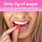 BelliWelli Daily Fiber Gummy Supplement with Probiotics, and Collagen - Cherry Limeade 64 Count