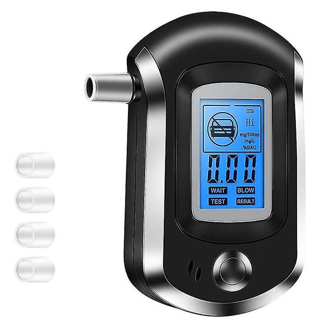 Analizador de probador de alcohol en aliento digital At6000 Detector de pantalla Lcd LingWen 8390606483379