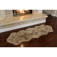 thumbnail image 4 of Nouvelle Legende® Faux Fur Sheepskin Premium Rug Duo (23 in. X 73 in.) Tan, 4 of 4