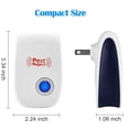 Animal Repeller Plug In 6 Ultrasonic Pest Electronic Repellent Plug-in for Mosquitoes Roaches ...