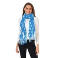 thumbnail image 2 of FORMRS Womens Scarf Winter Soft Long Big Warm Shawls Wrap Tassel Scarves, Blue Bears, 2 of 9