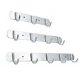 thumbnail image 6 of Space Aluminum Hooks Bar 3/4/5/6/7 Hooks Hat Clothes Robe Holder Door  Rack Wall Mounted Bathroom Kitchen Hanger Wall Coat Rack silver 43.1cm, 6 of 9