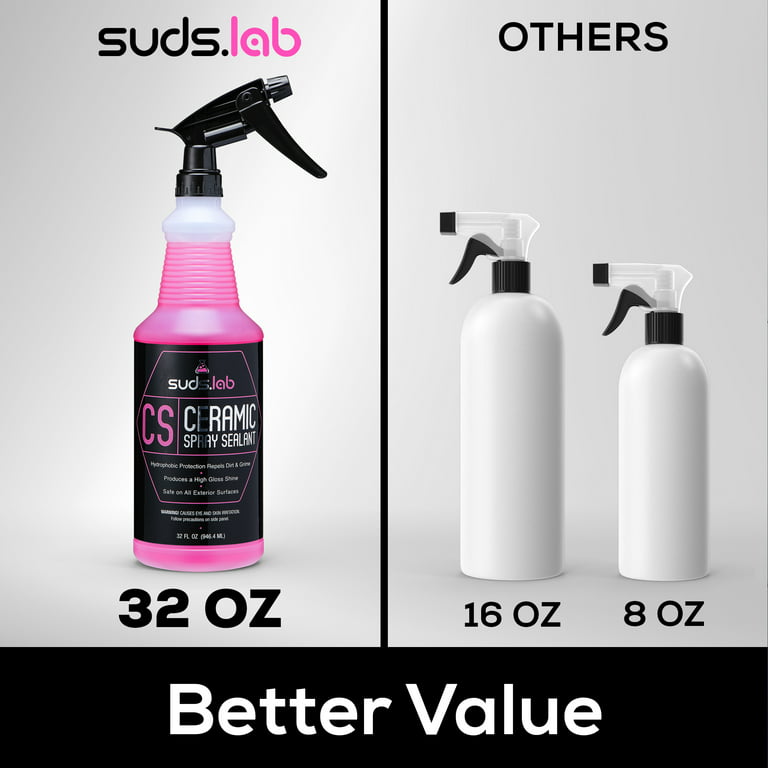 Suds Lab CS Ceramic Spray Sealant. Long Lasting Hydrophobic Spray 