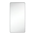 thumbnail image 6 of TEHOME Kengston Comtemporary Black Metal Framed Rectangle Bathroom Vanity Mirror 30x60'', 6 of 7
