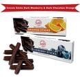 thumbnail image 2 of Sweets Candy Dark Chocolate Orange Sticks and Blueberry Sticks 2 Pack, Dark Chocolate Covered Blueberries Sticks, Chocolate Covered Orange Jelly Sticks, Chocolate Sticks, Orange Sticks Candy, 2 of 3