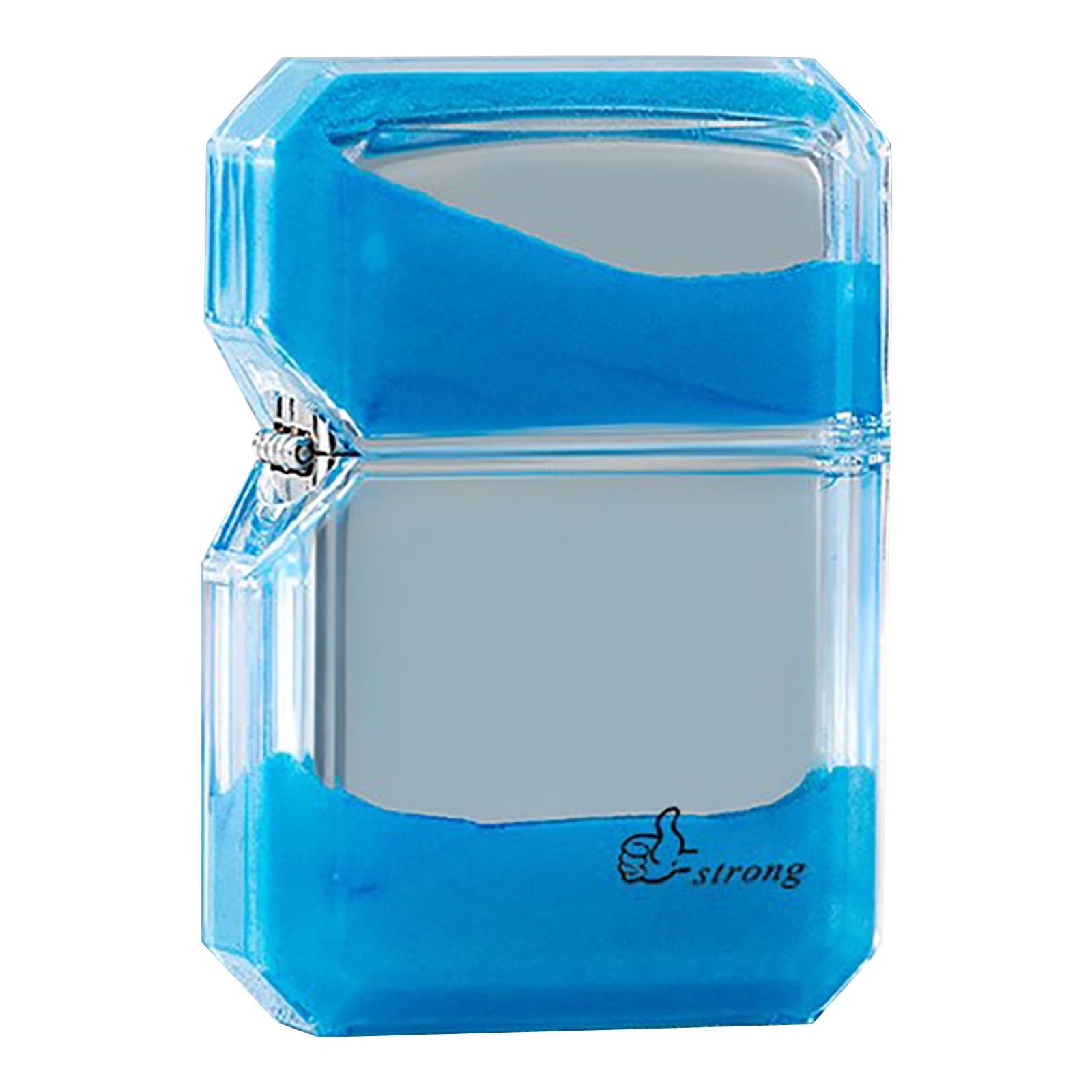 Aufmer Quicksand Luminous Windproof Lighter,refillable lighters,Luminous Transparent Oil bin fine Gift