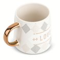 thumbnail image 3 of Thyme & Table Grès Tasse à café Love 20 fl oz, Blanc, 3 of 4