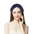 thumbnail image 6 of HongHeng 1Pc Elastic Hair Wraps and Adjustable Satin Headbands Twisted Turban Band for Face Washing, Women and Girls Hair Accessory, 6 of 7