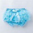 thumbnail image 3 of Zanarzt Girl Cotton Shorts Baby Girls Boys Pants Cotton Cute Floral Bloomers Triangle Shorts Blue,12-24 Months, 3 of 3