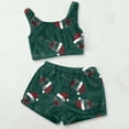 thumbnail image 2 of Xmyrz Pajama Sets For Women 2 Piece Outfits Tank Top Wine Glass Fleece Skin-Friendly Christmas Vest Loungewear Sleepwear Pj Clothing Suits, 2 of 3