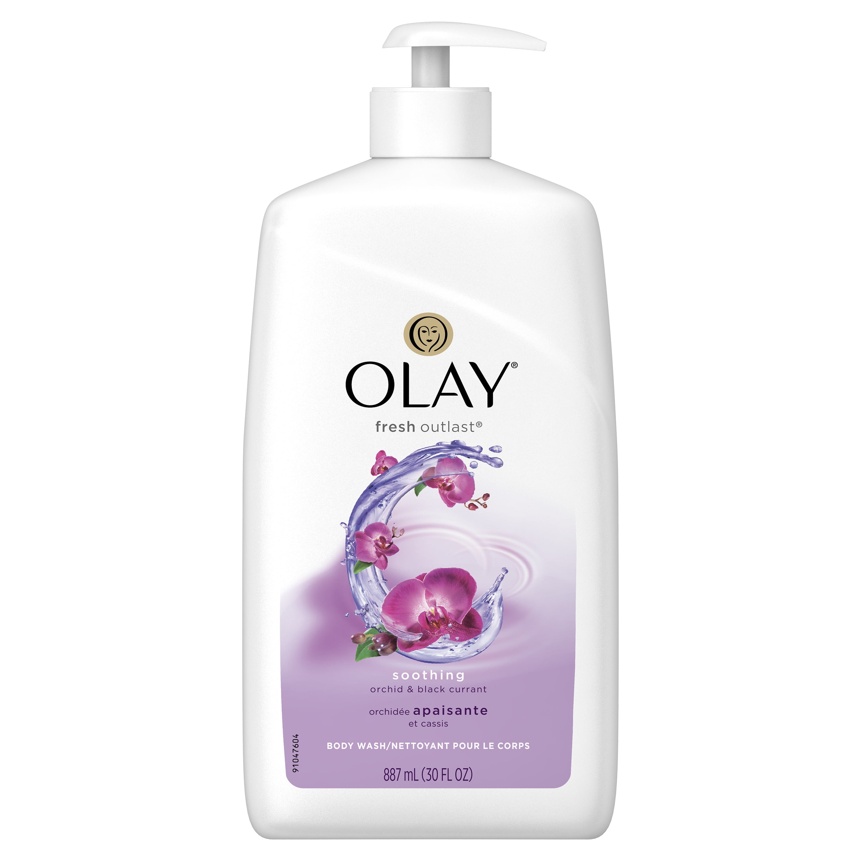 Olay Fresh Outlast Soothing Orchid & Black Currant Body Wash 30 oz