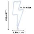 thumbnail image 4 of FSLiving Wall-Mounted Neon String Light, LED Fairy String Lights Blue with Motion Sensor Light USB-Powered Indoor Decorative Lights for Bedroom Tent Party Customizable,Whtie PVC - 1 Pack, 4 of 7