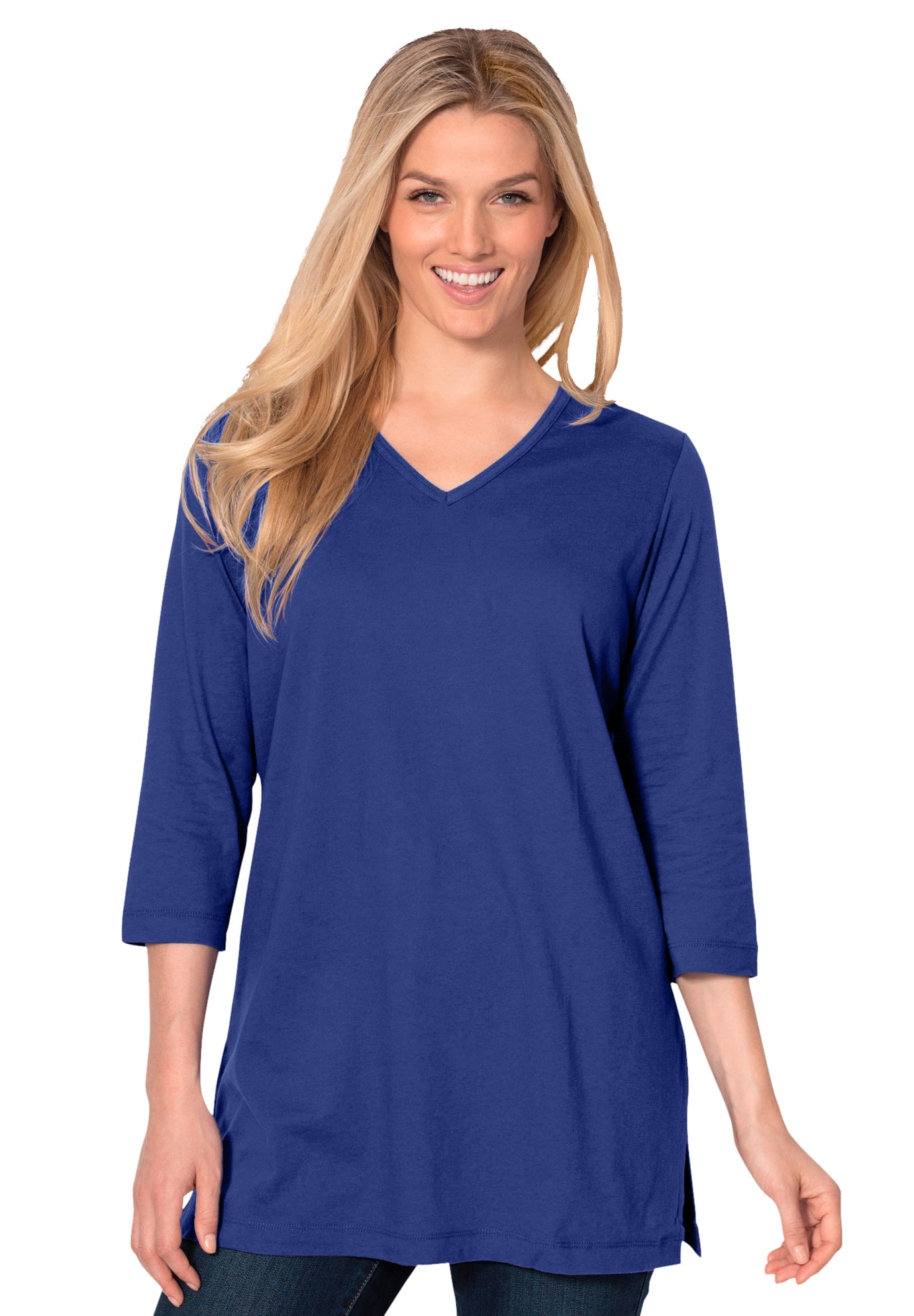 women's plus tunics