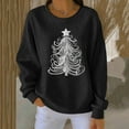 thumbnail image 2 of Npasoilc Christmas Sweater for Women Pullover Tops Fall Tunic Blouse Hoodless Sweatshirt, 2 of 4