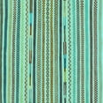 thumbnail image 1 of Ahgly Company Indoor Square Abstract Light Blue Modern Area Rugs, 5' Square, 1 of 4