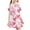 Multicolor, variant on Auroural Sleepwear For Girls 5T 3-12 Years Children's Fashion Printed Dreamy Pajamas Mid Calf Nightgown