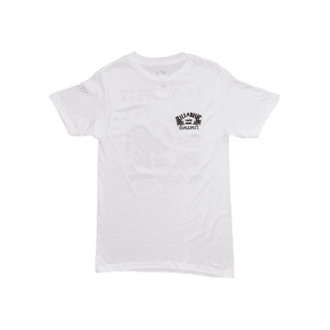 Billabong WHITE Men's Billabong Map Hawaii Tee, US X-Large