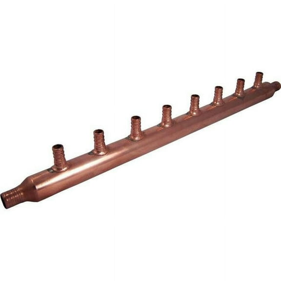 Cash Acme 22790 Copper Manifold with Pex 8 Port Open Bulk