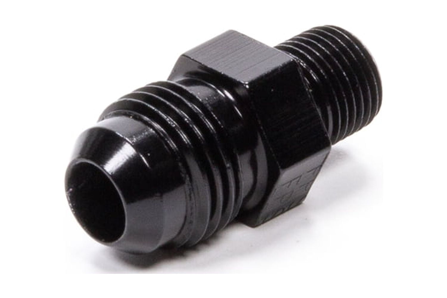 Fragola Performance 481662-Bl Straight Adapter Fitting #6 X 1/8 Mpt Black