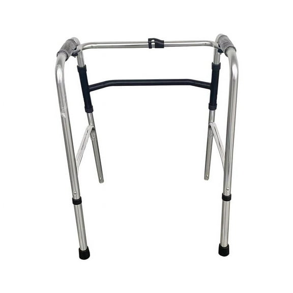 Aluminum Folding Adjustable Stand Up Walker With 2 Wheels and Handles