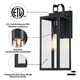 thumbnail image 3 of Lámpara de pared exterior Pia Ricco, grande, negra mate, impermeable, 3 of 8