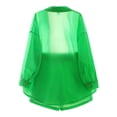 thumbnail image 5 of Sngxgn Girls 2 Piece Outfits Tracksuit Clothes Sweatsuit Ruffle Pullover Sweatshirt Sweatpants Clothing Sets(Green,130), 5 of 7