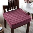thumbnail image 1 of Cojín de asiento de espuma viscoelástica gruesa, cojín ortopédico para personas mayores, felpa antideslizante, 1 of 5