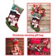 thumbnail image 4 of Medias de Navidad Ndcxsfigh bolsa de regalos calcetines de felpa grandes muñeco de nieve Nuevos Originales, 4 of 7