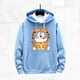 thumbnail image 1 of 2022 Doraemon De Dibujos Animados Tigre Suéter Sudadera Con Capucha Hombre Y Mujer Todo Partido Delgado Terciopelo Casual Chamarra, 1 of 3