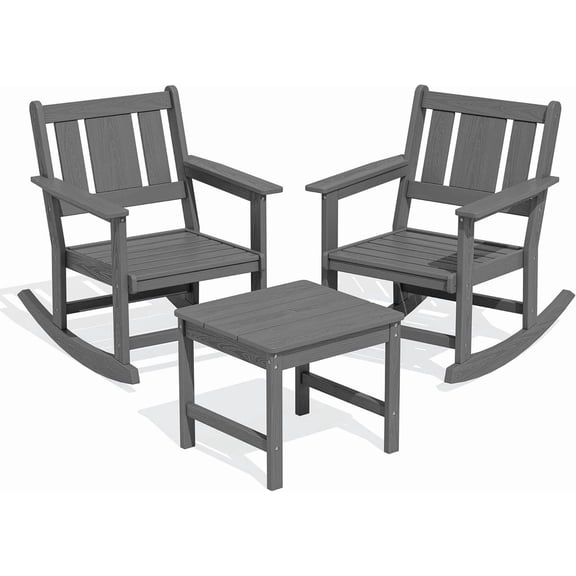 SERWALL Outdoor Rocking Bistro Set