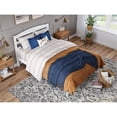 thumbnail image 4 of AFI Warren Solid Wood Full Platform Bed with USB Charging Station in White, 4 of 12