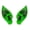 Green, variant on Underwraps Green Elf Ears Latex Costume Accessory, Fantasy Cosplay Prosthetic Ears For Halloween, Fairy, Goblin & Creature Costumes One Size
