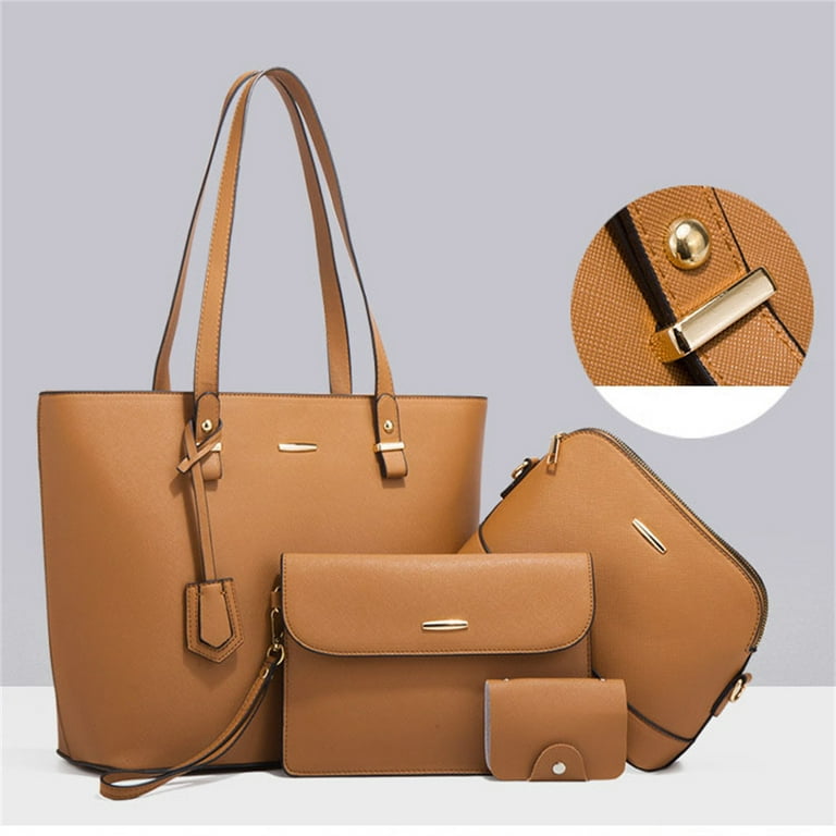 Shoulder Bag Women Large Set, 4 Set Handbag Shoulder Bag