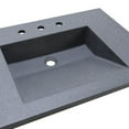 thumbnail image 3 of Bellaterra Home CT3122-BL 31 in. Single Concrete Ramp Sink, Black, 3 of 7