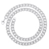 Rhinestone Paved Miami Rhombus Cuban Necklace Men Jewelry