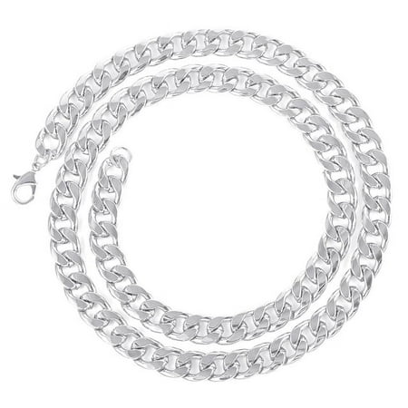 Rhinestone Paved Miami Rhombus Cuban Necklace Men Jewelry