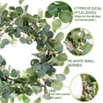 thumbnail image 2 of Fabulas Eucalyptus Wreath Spring Wreaths for Front Door, 20 Inch Artificial Summer Green Door Wreaths with Small Berries for Home Porch Window Wall Farmhouse Indoor Outdoor Fall All Season Decor, 2 of 6