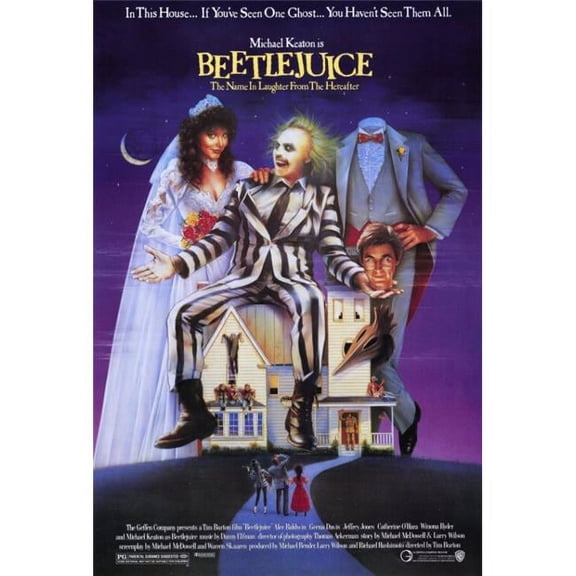 Beetlejuice Movie Poster Print - 27 x 40
