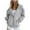 GY3, variant on Women Sweatshirts Women's Hoodies Sweatshirts Women's Casual Solid Long Sleeve Zipper Hooded Coat Pocket Sweatshirt Tops White L