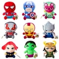 thumbnail image 2 of Disney-juguetes de peluche de Los Vengadores de Marvel, superhéroe, Spiderman, Capitán América, Iron Man, Thor, Loki, regalo para niños, 2 of 5