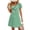 Green, variant on Summer Dresses for Women 2026 Casual Plus Size V Neck Floral Print Dress Beach Vacation Sundress Modest Dresses